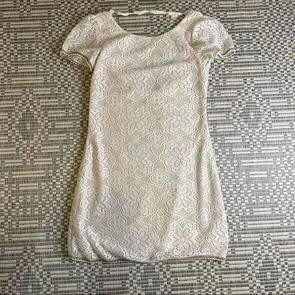 Basically Me Cream Lace Dress - Picture 3 of 9